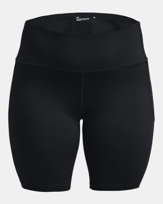 Women's UA Meridian Bike Shorts in Black image number 4